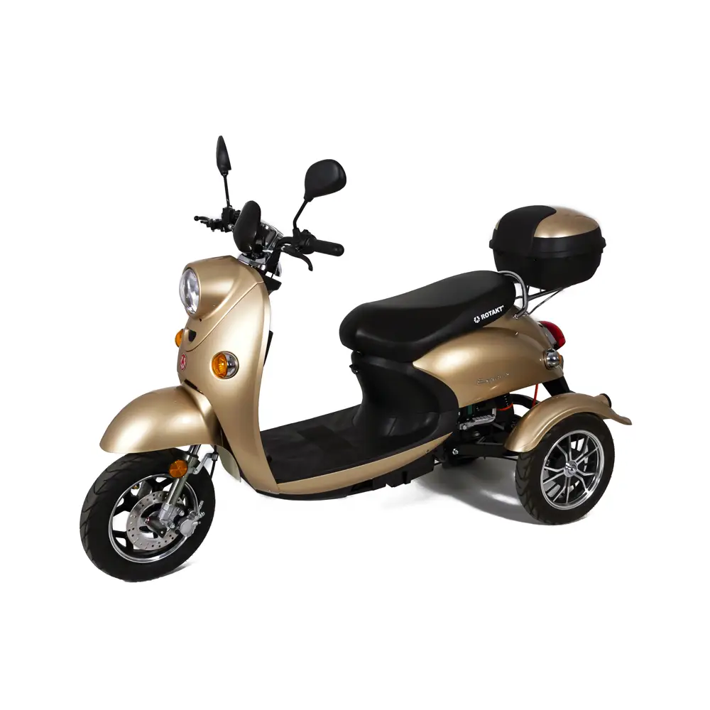 ROTAKT - Triciclu Electric Rotakt Explorer Motor 1000W Viteză 25 km/h Autonomie pana la 45 km Baterie plumb-acid 60V 20Ah Greutate maximă 251kg, Fără permis