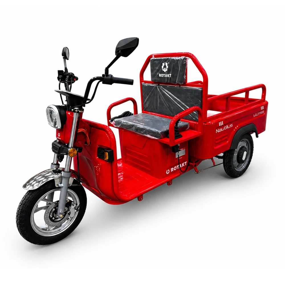 ROTAKT - Triciclu electric Rotakt Nautilus Ultra, motor 1000 W, autonomie pana la 52 Km, fara permis