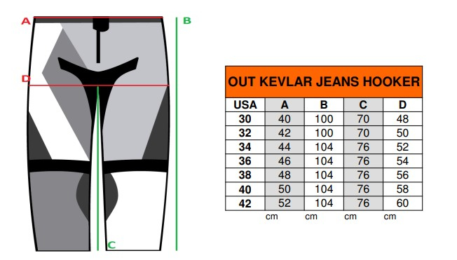 Blugi moto Out Hooker [3]