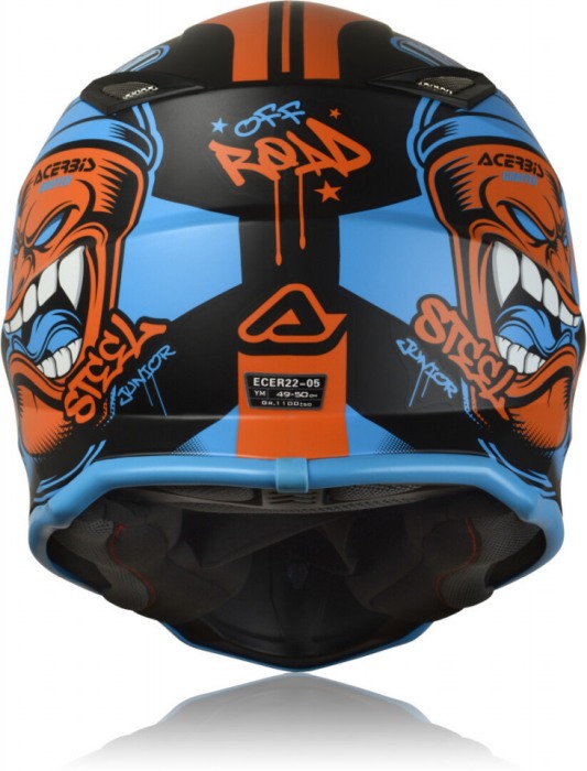 CASCA ACERBIS STEEL JUNIOR GRAFITTI ALBASTRU [4]