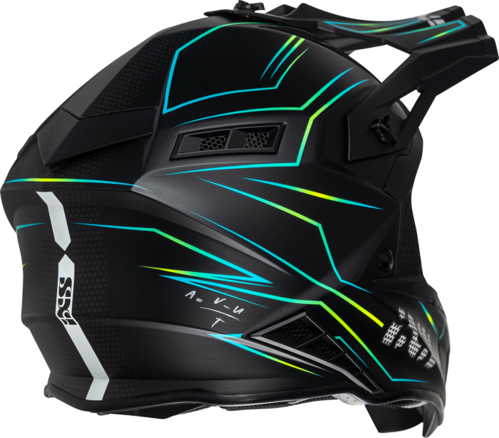 Casca Cross Helmet iXS189FG 2.0 black matt-yellow fluo [3]