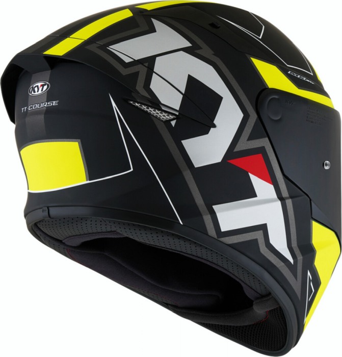 CASCA KYT TT-COURSE ELECTRON GALBEN+NEGRU MAT [2]
