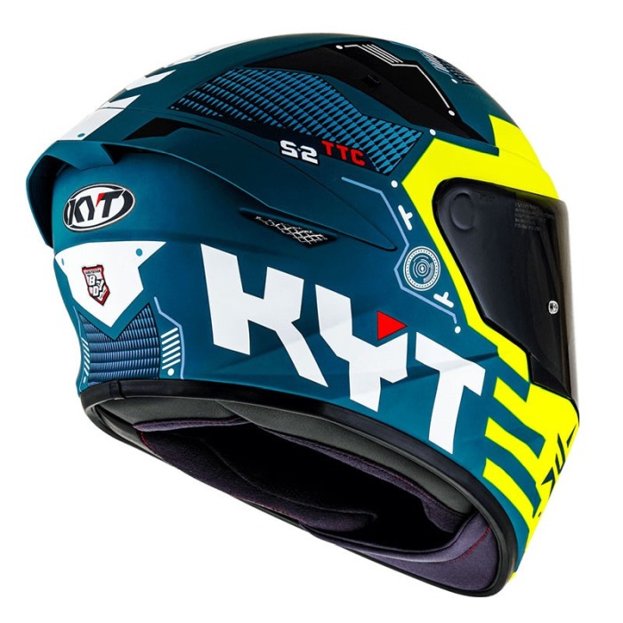 CASCA KYT TT-COURSE FUSELAGE GALBEN [3]