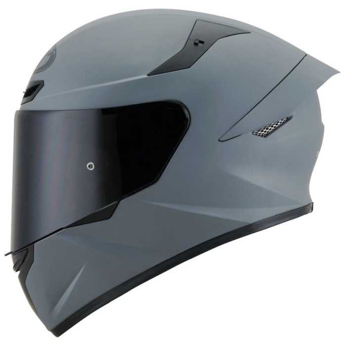 CASCA KYT TT-COURSE PLAIN GRI MAT [2]