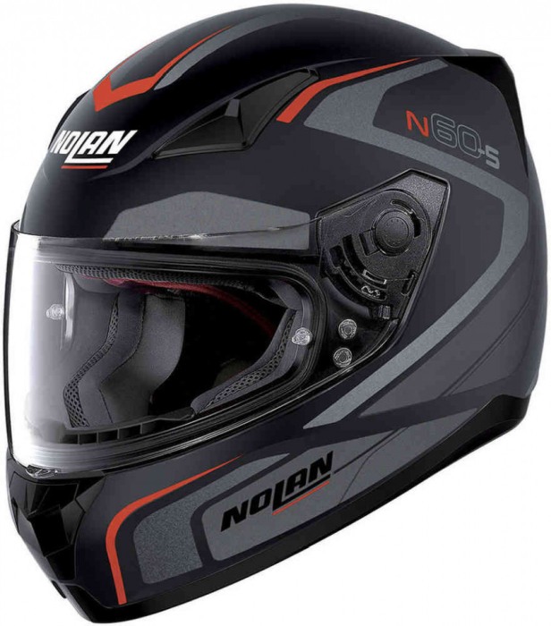 CASCA NOLAN N60-5 NEGRU+ROSU [1]