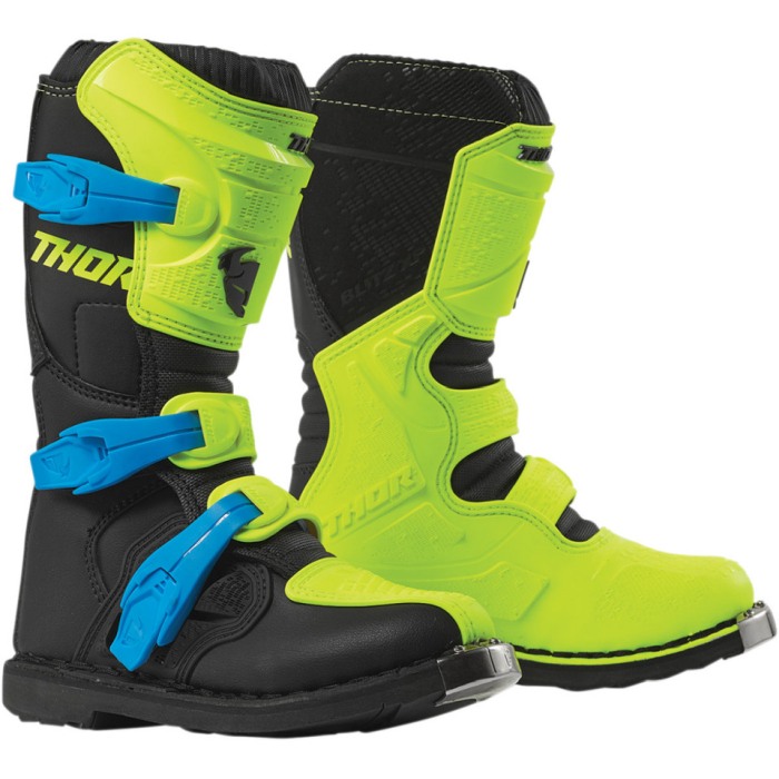 CIZME THOR BLITZ YOUTH ALBASTRU/FLUO [1]