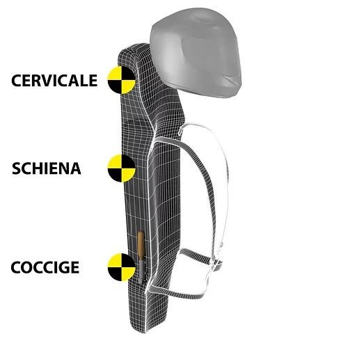 GHIOZDAN MOTOAIRBAG MAB V-ZERO - NEGRU [2]
