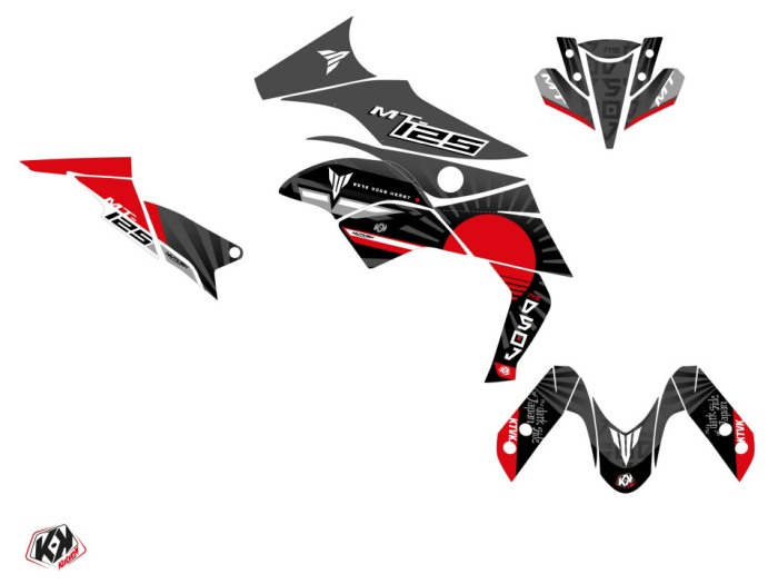 KIT GRAFIC MT-125 DARK SIDE 2023 [2]