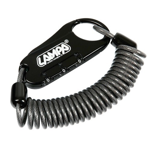 LAMPA Raptor, Cablu Lacat Cu Combinatie Antifurt - 150 cm [1]