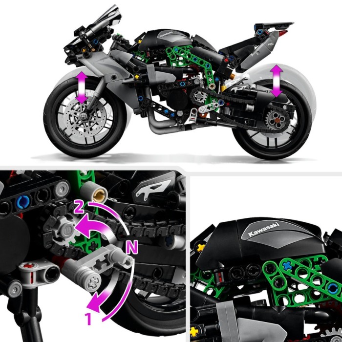 Lego Moto Kawasaki Ninja H2R [5]