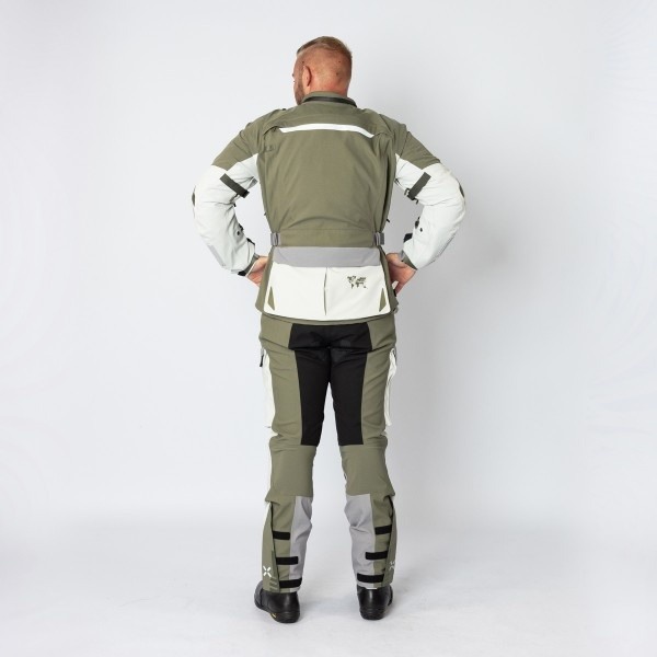 Pantaloni Venture-STX 1.0 laminate trousers olive-light grey [5]