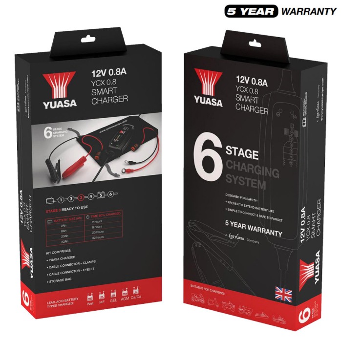 REDRESOR BATERIE YUASA YCX 0.8 SMART [1]