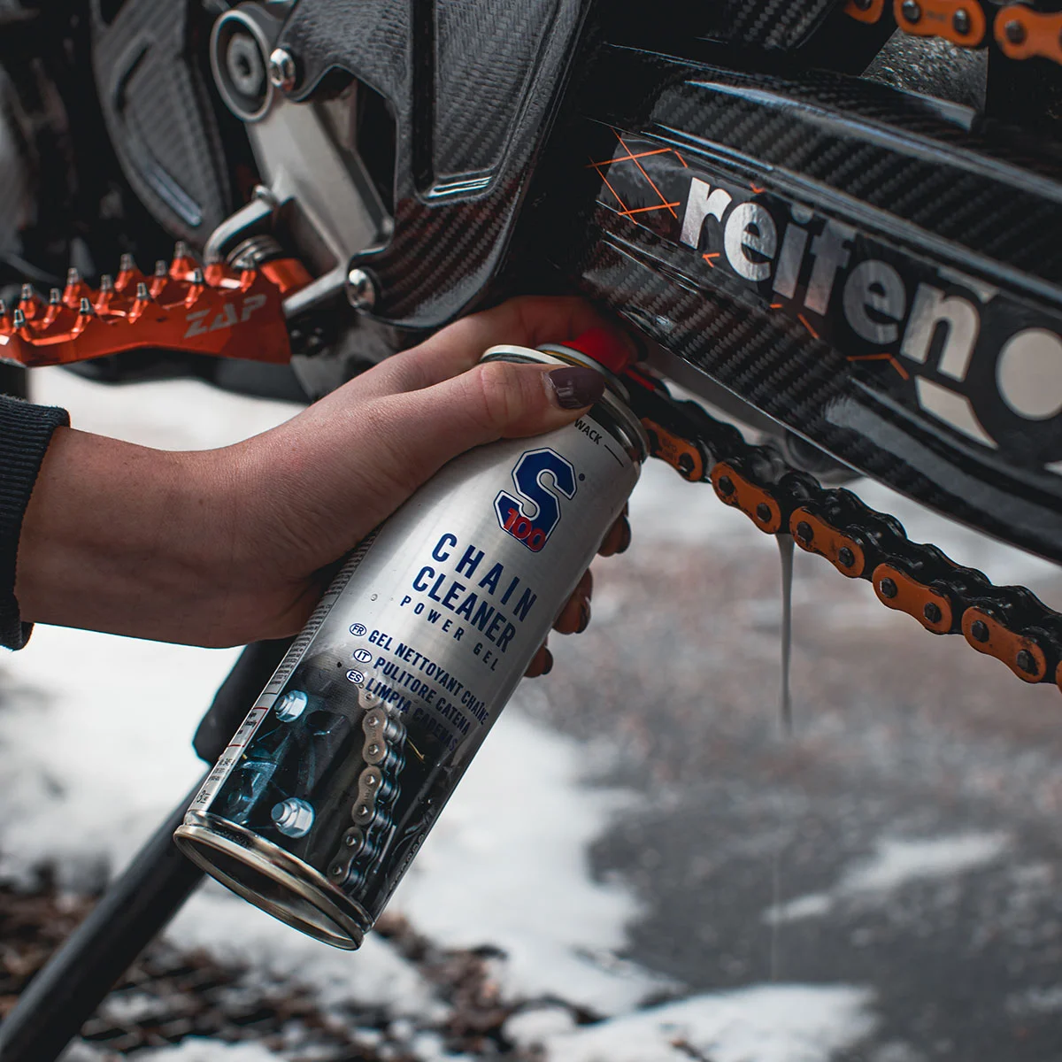 Spray curatare lant S100 Chain Cleaner Power Gel [2]