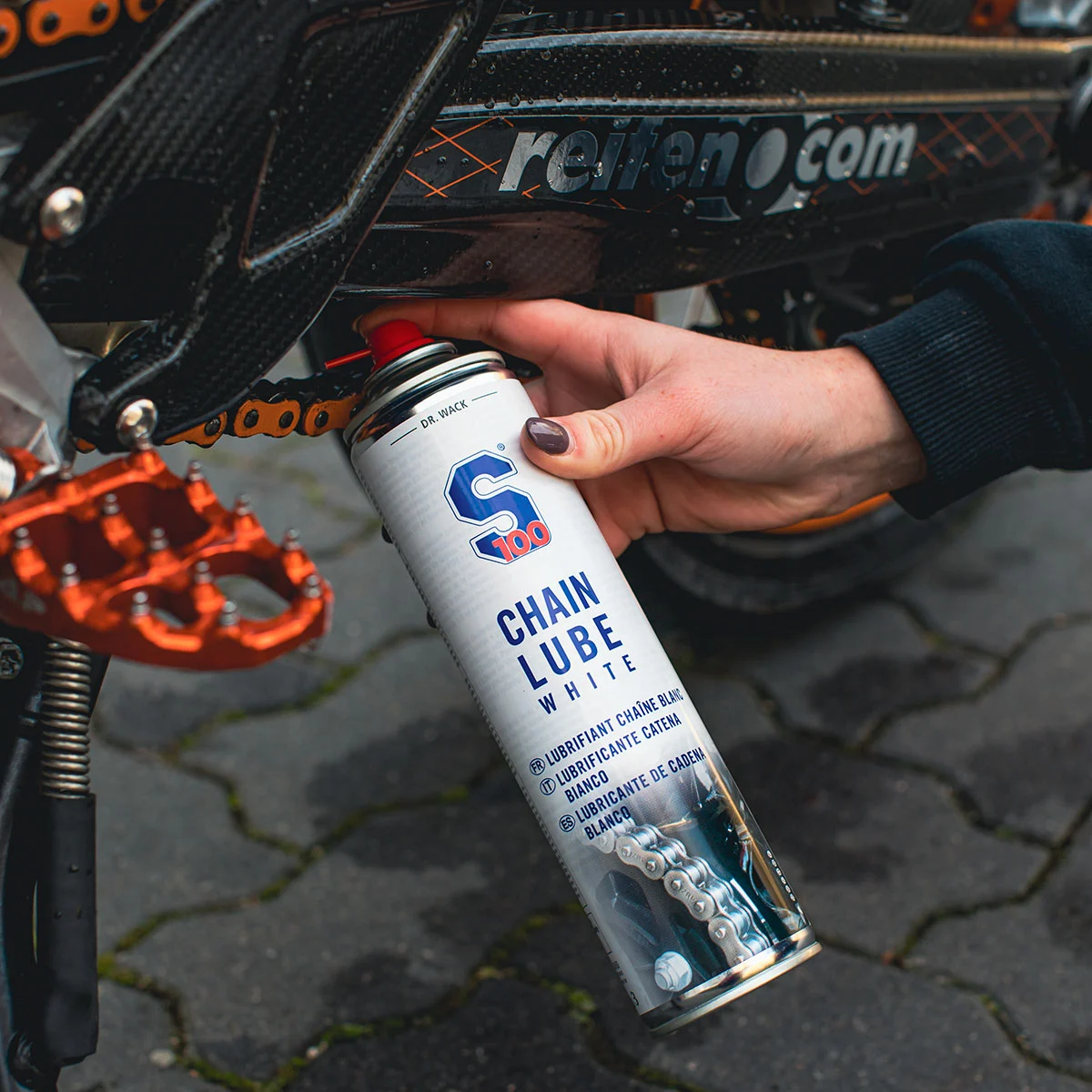 Spray lubrifiant lant S100 White Small 100ml [2]