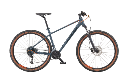 MTB Hardtail - Bicicleta KTM CHICAGO 271 METALLIC GREY MATT 2X9 SHIMANO ALTUS