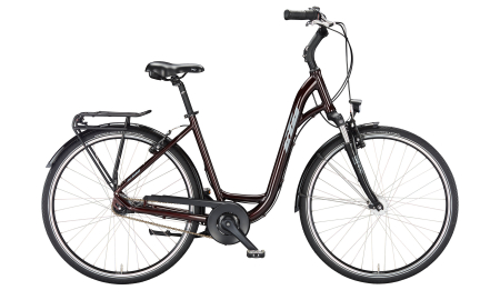 Biciclete - Bicicleta KTM CITY LINE 28 NIGHT RED 1X7 SHIMANO NEXUS COASTERBRAKE