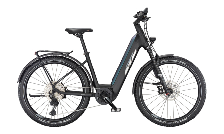 MTB Hardtail - Bicicleta KTM MACINA AERA 771 LFC ABS BLACK MATT SH XT 11 LG + BOSCH PT-CX7K4