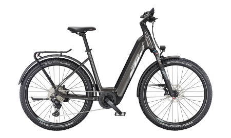 MTB Hardtail - Bicicleta KTM MACINA AERA 772 LFC MACHINE GREY SH DEORE 10 LG +BOSCH PT-CX7K4