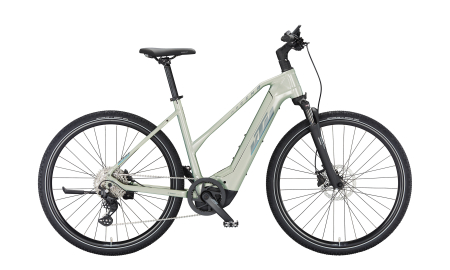 Off-Road/Ybrid - Bicicleta KTM MACINA CROSS 720 DEW SILVER SH DEORE 10 LG +BOSCH PT-CX7I4