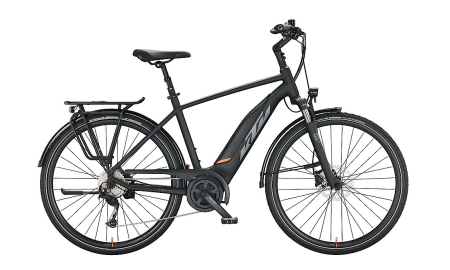 Bicicleta KTM MACINA FUN A510 BLACK MATT (GREY+ORANGE) SH ALIVIO 9 + BOSCH UC-A+5P2 [1]
