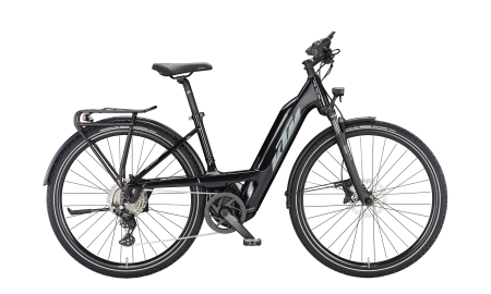 Off-Road/Trekking - Bicicleta KTM MACINA SPORT 610 METALLIC BLACK SH DEORE 10 LG +BOSCH PT-CX6I4
