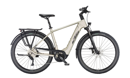 Off-Road/Trekking - Bicicleta KTM MACINA STYLE 740 CHAMPAGNE MATT (BLACK+ORANGE) SH DEORE 10 + BOSCH PT-CX7I4