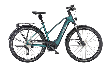 Off-Road/Trekking - Bicicleta KTM MACINA GRAN 720 GP-FLIP MATT (SILVER+BLACK) SH DEORE 10 + BOSCH PT-CX7I4