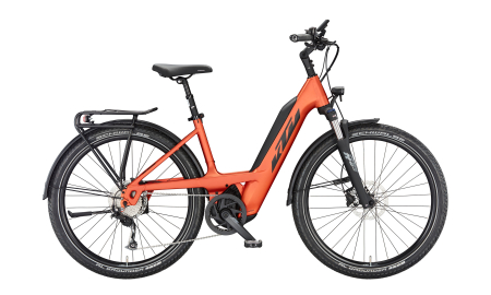 Off-Road/Trekking - Bicicleta KTM MACINA GRAN 610 BURNT ORANGE MATT SH ALIVIO 9 + BOSCH PT-CX6I4