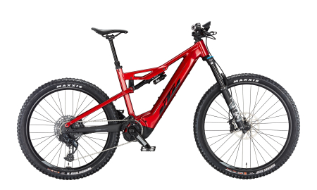 Biciclete electrice - Bicicleta KTM MACINA KAPOHO 7971 CHROME RED SRAM GX AXS 12 +BOSCH PT-CX7K4