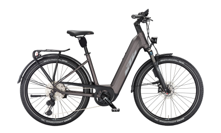 Off-Road/Trekking - Bicicleta KTM MACINA GRAN 710 ABS ELDERBERRY MATT (SILVER+BLACK) SH XT 11 LG + BOSCH PT-CX7K4