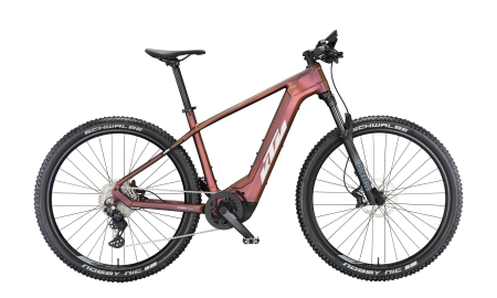MTB Hardtail - Bicicleta KTM MACINA TEAM 792 GLORIOUS sunset matt (silver+black) SH Deore 10 LG +BOSCH PT-CX7K4