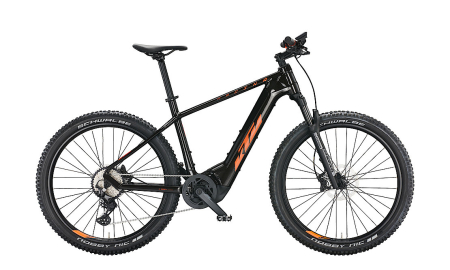 MTB Hardtail - Bicicleta KTM MACINA TEAM 772 FLAMING BLACK SH DEORE 10 LG +BOSCH PT-CX7K4