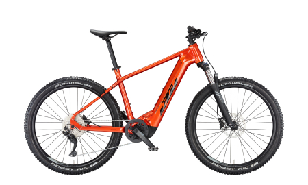 MTB Hardtail - Bicicleta KTM MACINA TEAM 773 BURNT ORANGE SH DEORE 10 + BOSCH PT-CX7R4