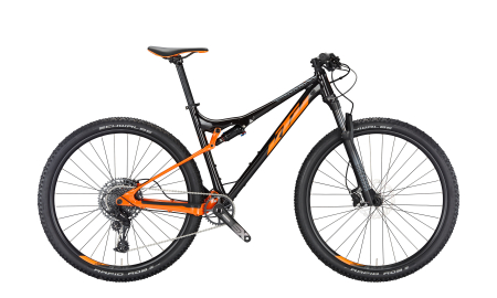 MTB Fully - Bicicleta KTM SCARP 294 FLAMING BLACK SRAM SX 12