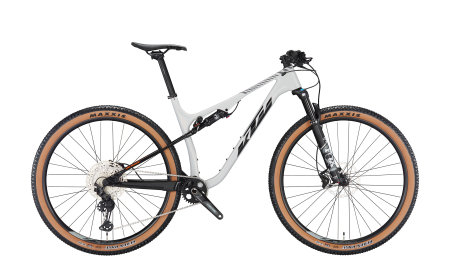 MTB Fully - Bicicleta KTM SCARP ELITE METALLIC WHITE SHIMANO DEORE XT 12