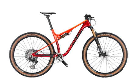 Biciclete - Bicicleta KTM SCARP MT PRIME CHROME RED SRAM XX SL TRANSMISSION 12