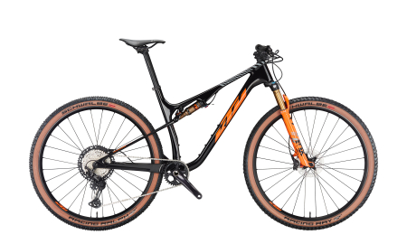MTB Fully - Bicicleta KTM SCARP MASTER FLAMING BLACK SHIMANO DEORE XT 12