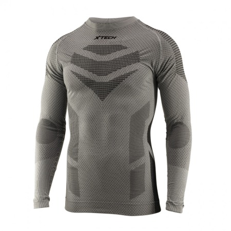 Îmbrăcăminte funcțională - BLUZA TERMICA X-TECH SHARK GRI