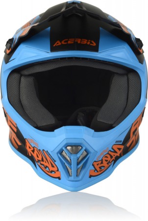 CASCA ACERBIS STEEL JUNIOR GRAFITTI ALBASTRU [5]