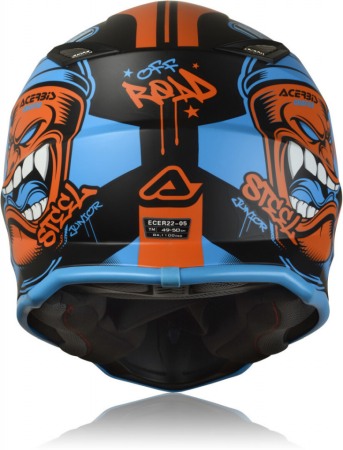 CASCA ACERBIS STEEL JUNIOR GRAFITTI ALBASTRU [3]
