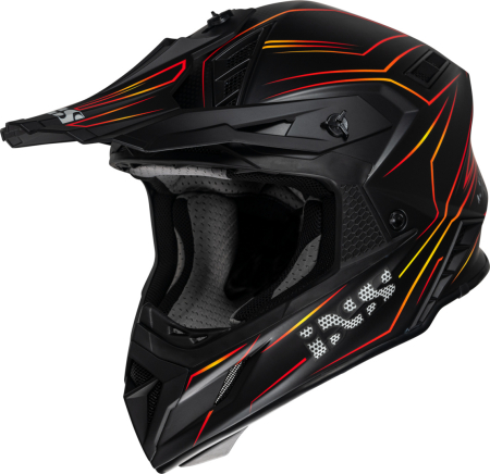 Off-road - Casca Cross Helmet iXS189FG 2.0 black matt-red