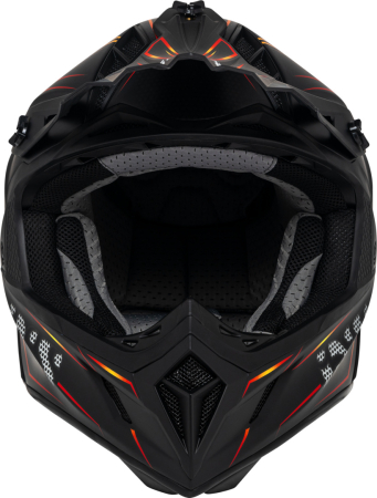 Casca Cross Helmet iXS189FG 2.0 black matt-red [3]