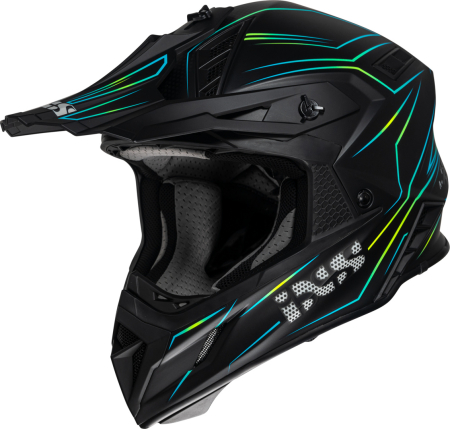 Echipamente - Casca Cross Helmet iXS189FG 2.0 black matt-yellow fluo