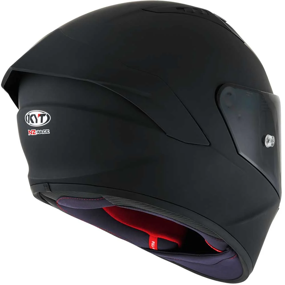 Casca KYT NZ-Race Plain Matt Black [3]