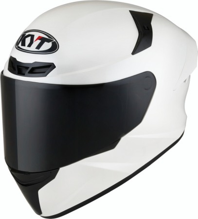 Full face - CASCA KYT TT-COURSE PLAIN ALB