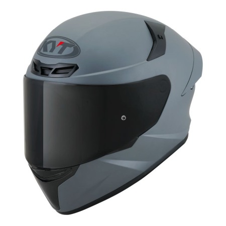 Full face - CASCA KYT TT-COURSE PLAIN GRI MAT