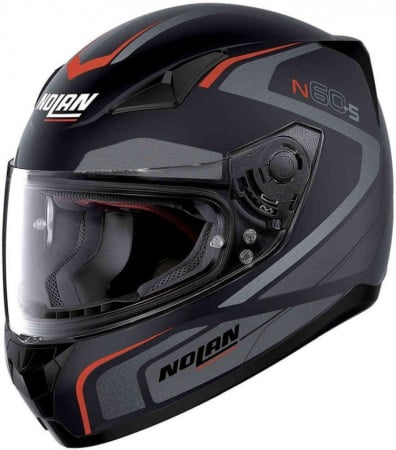 Full face - CASCA NOLAN N60-5 NEGRU+ROSU
