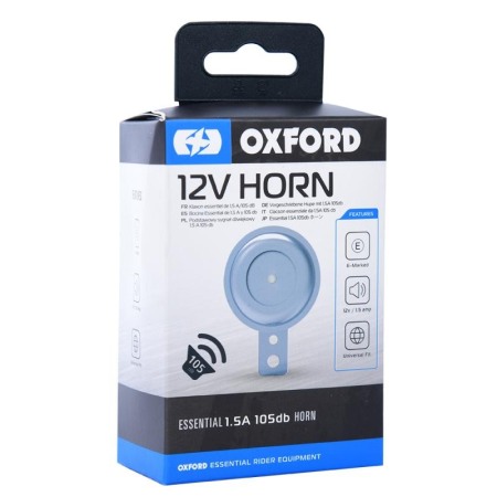Claxon OXFORD - 12 VOLT HORN BLACK [1]