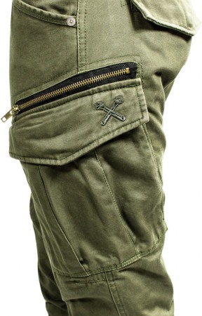 PANTALONI JOHN DOE STROKER CARGO OLIVE [3]