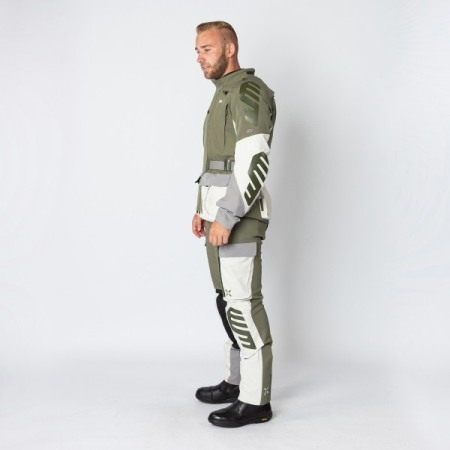 Pantaloni Venture-STX 1.0 laminate trousers olive-light grey [3]